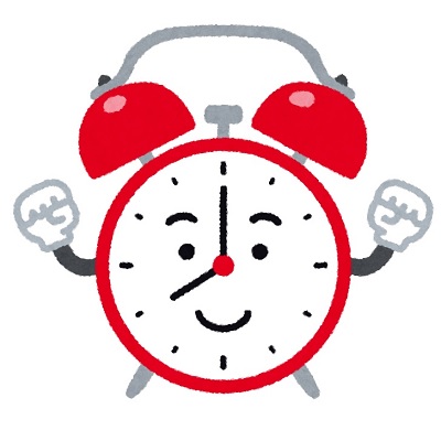 400目覚まし時計のキャラクターのイラスト.jpg